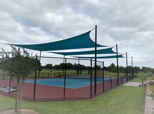 Tennis Court Roof Shade By Green Flag Tents